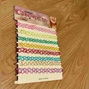 💛🧡❤️Chokers🩷💜💙